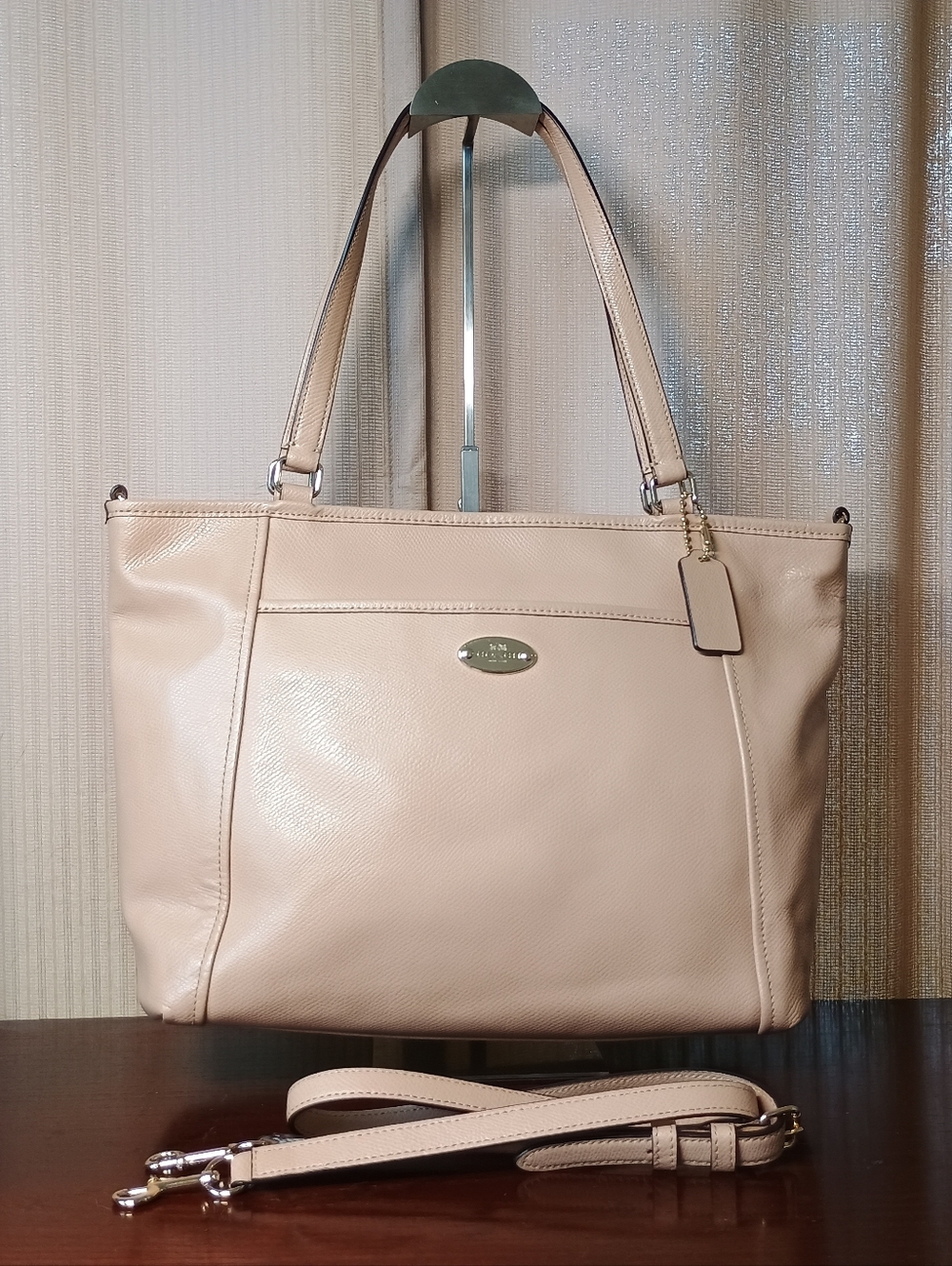 Coach Zip Top Pocket Tote
